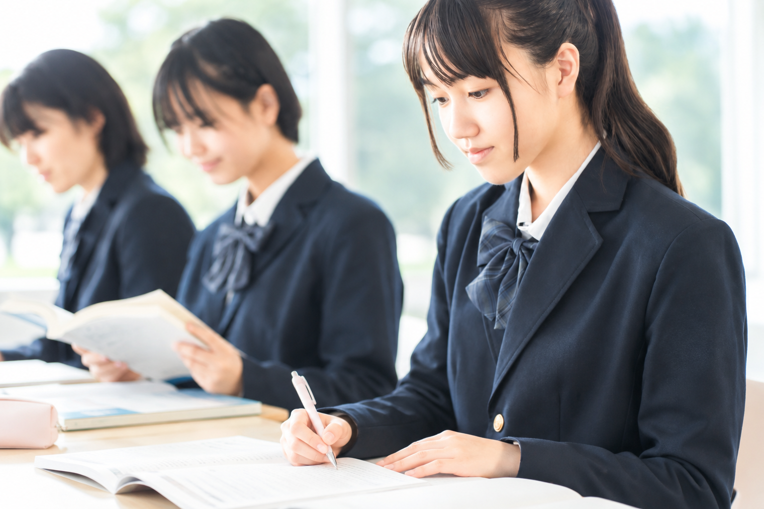 入試直前模試の様子